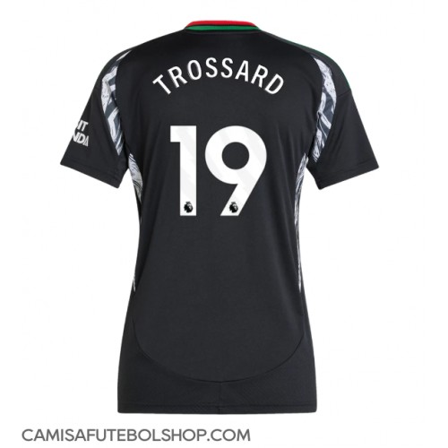 Camisa de time de futebol Arsenal Leandro Trossard #19 Replicas 2º Equipamento Feminina 2024-25 Manga Curta